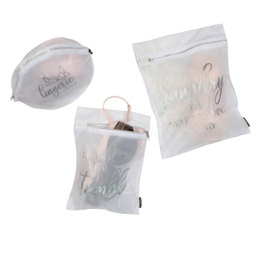 Simplify Silver 3 Piece Printed Wash Bag Set